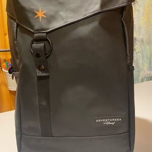 Adventures by Disney - Black Backpack Eco friendly - Waterproof 15" x 10" x 6".